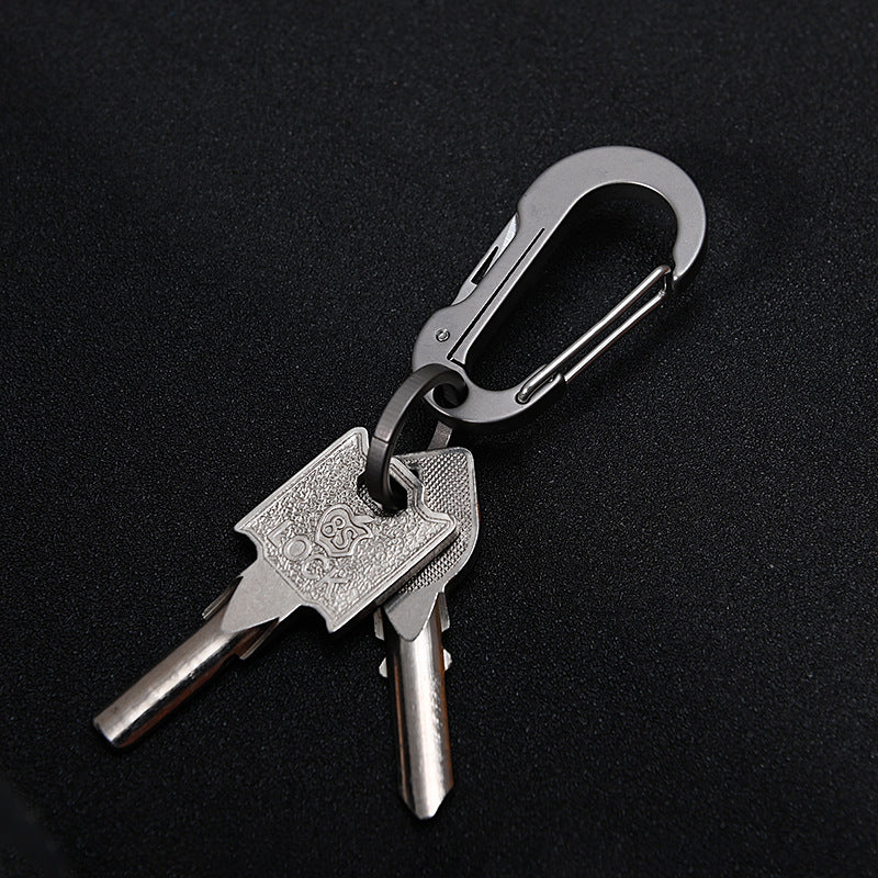 MASALONG MA-TY-016 Multi functional titanium alloy keychain with small blade, convenient for carrying unboxing and express delivery, small knife for men's waist hanging car keychain