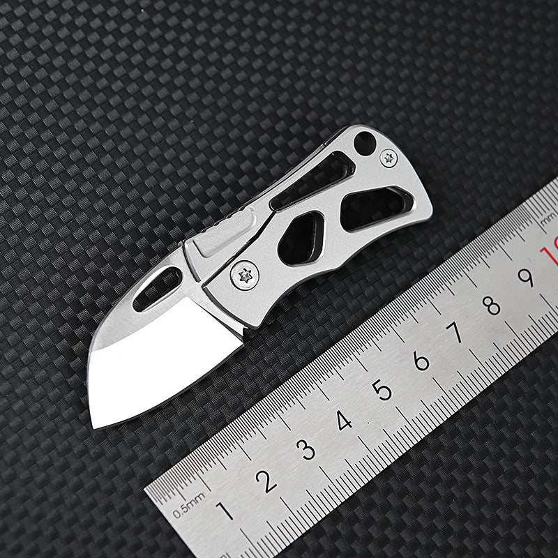 MASALONG MA-TY-037 Mini cuchillo plegable de acero D2 de alta dureza, cuchillo afilado para exteriores, cuchillo de autodefensa, llavero portátil, desempaquetado, desembalaje, cuchillo de entrega exprés