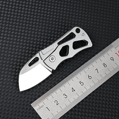 MASALONG MA-TY-037 Mini cuchillo plegable de acero D2 de alta dureza, cuchillo afilado para exteriores, cuchillo de autodefensa, llavero portátil, desempaquetado, desembalaje, cuchillo de entrega exprés