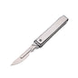 MASALONG MA-TY-035 Cuchillo plegable creativo para arte, cuchillo afilado para cortar papel, cuchillo portátil para abrir cajas, cuchillo pequeño exprés, cuchilla quirúrgica de acero inoxidable reemplazable