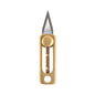 MASALONG MA-TY-008 Mini faca de latão faca de bolso afiada faca de puxar e empurrar portátil EDC chaveiro cabide desmontagem caixa expressa abertura faca
