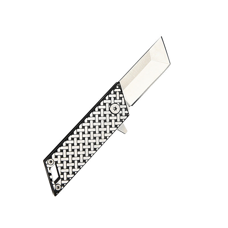 MASALONG MA-TY-047 High hardness D2 steel outdoor folding knife, quick opening self-defense knife, fruit knife, keychain, hanging accessory, disassembly, express delivery knife, sharp edge