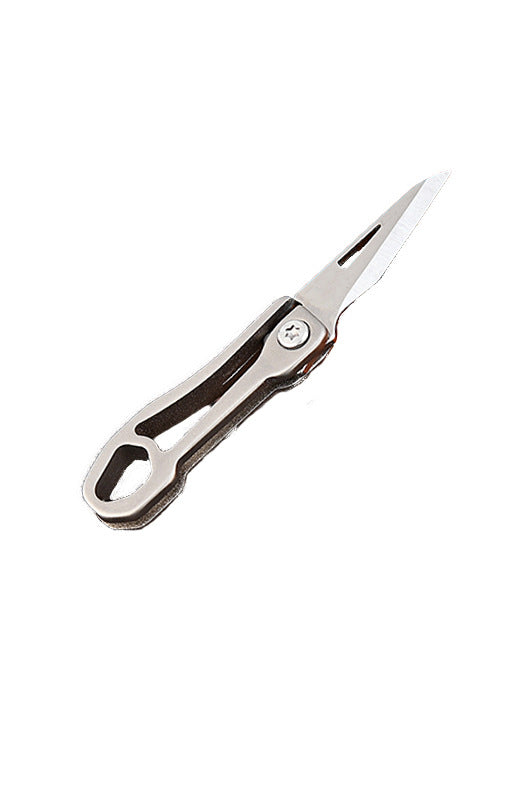 MASALONG MA-TY-030 Mini cuchillo de aleación de titanio afilado portátil EDC llavero colgante unboxing y desempaquetado entrega exprés cuchillo plegable portátil
