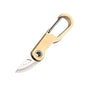 MASALONG MA-TY-026 Faca de chaveiro de carro de latão, afiada, autodefesa, portátil, faca de desempacotamento, pingente de chaveiro portátil, desempacotamento, faca de entrega expressa