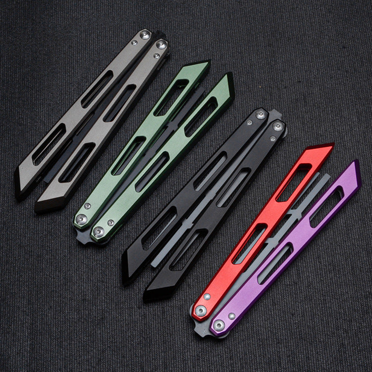MASALONG Butterfly Style Trainer - Unsharpened Folding Practice Tool MA-TJD-Balis-7
