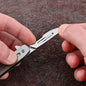 MASALONG MA-TY-020 Aço inoxidável Faca de arte de abertura rápida Mini chaveiro dobrável Lâmina pequena Faca de papel de corte afiada Faca de abertura expressa portátil