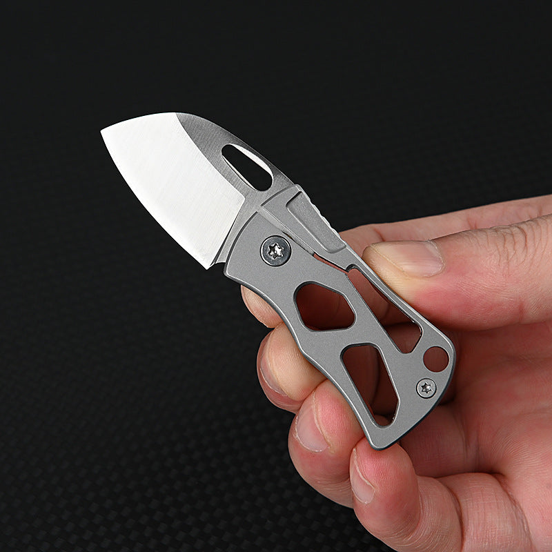 MASALONG MA-TY-037 Mini cuchillo plegable de acero D2 de alta dureza, cuchillo afilado para exteriores, cuchillo de autodefensa, llavero portátil, desempaquetado, desembalaje, cuchillo de entrega exprés