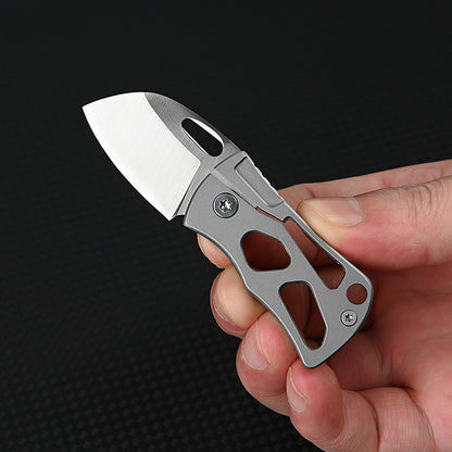 MASALONG MA-TY-037 Mini cuchillo plegable de acero D2 de alta dureza, cuchillo afilado para exteriores, cuchillo de autodefensa, llavero portátil, desempaquetado, desembalaje, cuchillo de entrega exprés