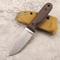 MASALONG DC53 Fixed Blade Outdoor Utility Knife - Linen Handle EDC KNI-FD-017