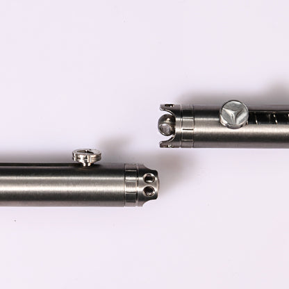 MASALONG MA-TY-058 Mini cuchillo llavero de titanio puro con alta dureza, herramienta de autodefensa afilada, cuchillo de fruta, cuchillo de entrega exprés portátil y fácil de desmontar