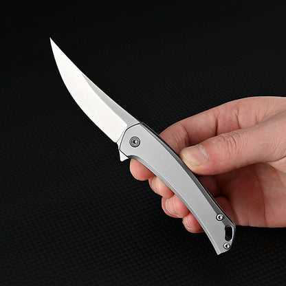 MASALONG MA-TY-014 Rhinoceros Quick Opening Knife High Hardness D2 Steel Outdoor Folding Knife Camping Tactical Self Defense Knife Fruit Knife Box Opening Knife