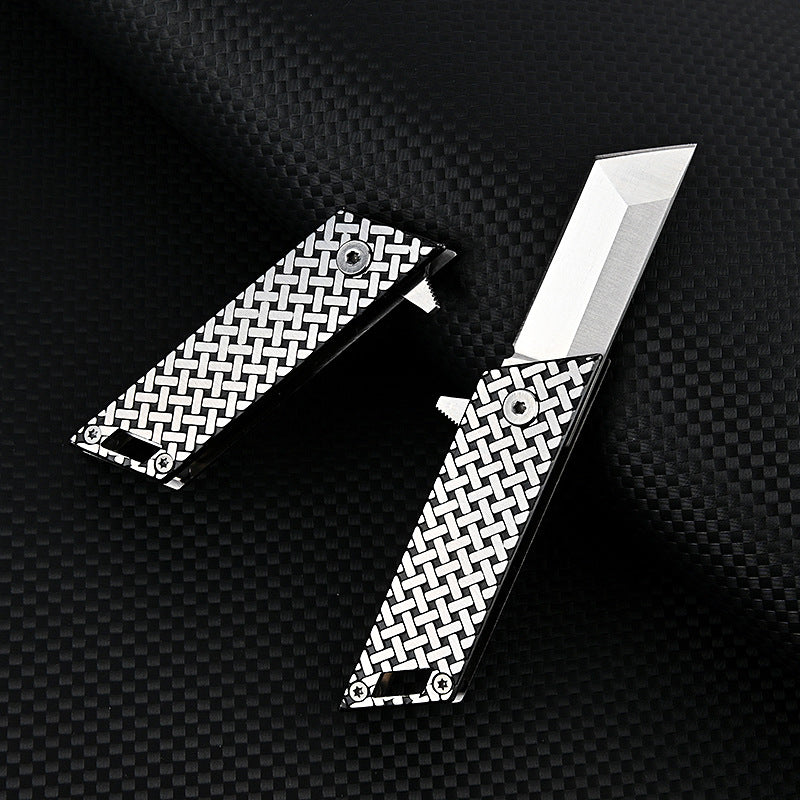 MASALONG MA-TY-047 High hardness D2 steel outdoor folding knife, quick opening self-defense knife, fruit knife, keychain, hanging accessory, disassembly, express delivery knife, sharp edge
