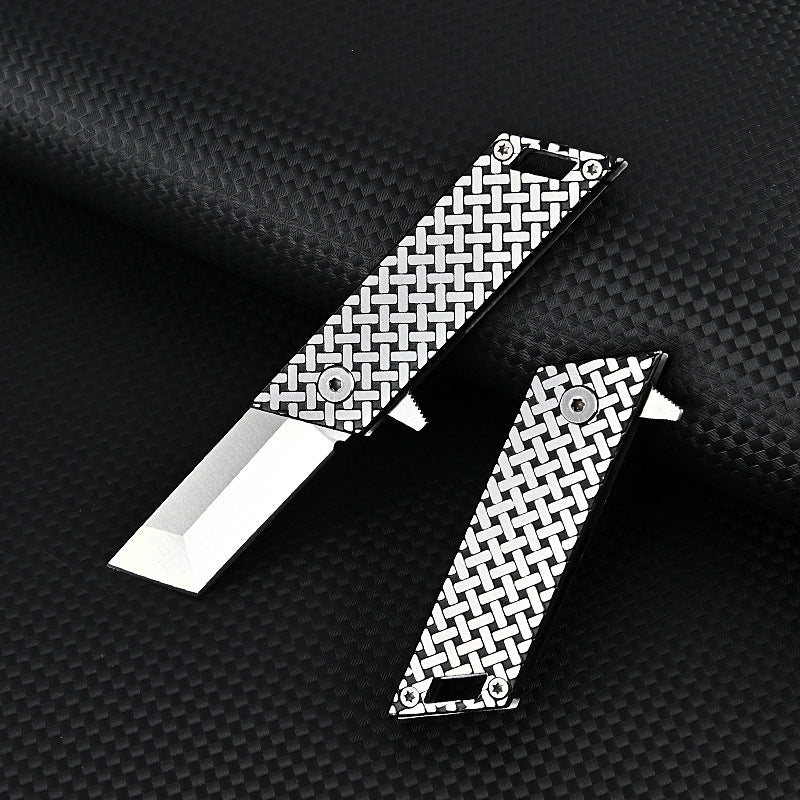 MASALONG MA-TY-047 High hardness D2 steel outdoor folding knife, quick opening self-defense knife, fruit knife, keychain, hanging accessory, disassembly, express delivery knife, sharp edge