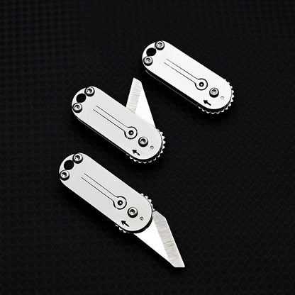 MASALONG MA-TY-021 Pequeño y lindo cuchillo mini de acero inoxidable Cuchillo de bolsillo portátil Cuchillo de bolsillo Llavero Colgante Caja abierta Cuchillo exprés