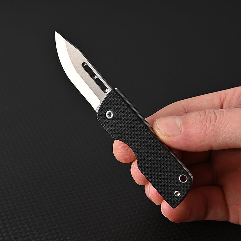 MASALONG MA-TY-057 Faca dobrável afiada de aço D2 de alta dureza, cabo G10, faca tática de autodefesa para acampamento, frutas, faca portátil para desempacotamento