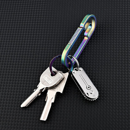MASALONG MA-TY-021 Pequeño y lindo cuchillo mini de acero inoxidable Cuchillo de bolsillo portátil Cuchillo de bolsillo Llavero Colgante Caja abierta Cuchillo exprés