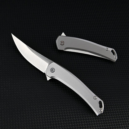 MASALONG MA-TY-014 Rhinoceros Quick Opening Knife High Hardness D2 Steel Outdoor Folding Knife Camping Tactical Self Defense Knife Fruit Knife Box Opening Knife