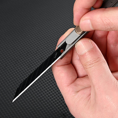 MASALONG MA-TY-065 Cuchillo de arte de aleación de titanio para desempaquetar y desempaquetar entrega urgente, cuchillo afilado para tallar, cuchillo para papel tapiz, suministros de oficina, cuchillo para cortar papel de metal