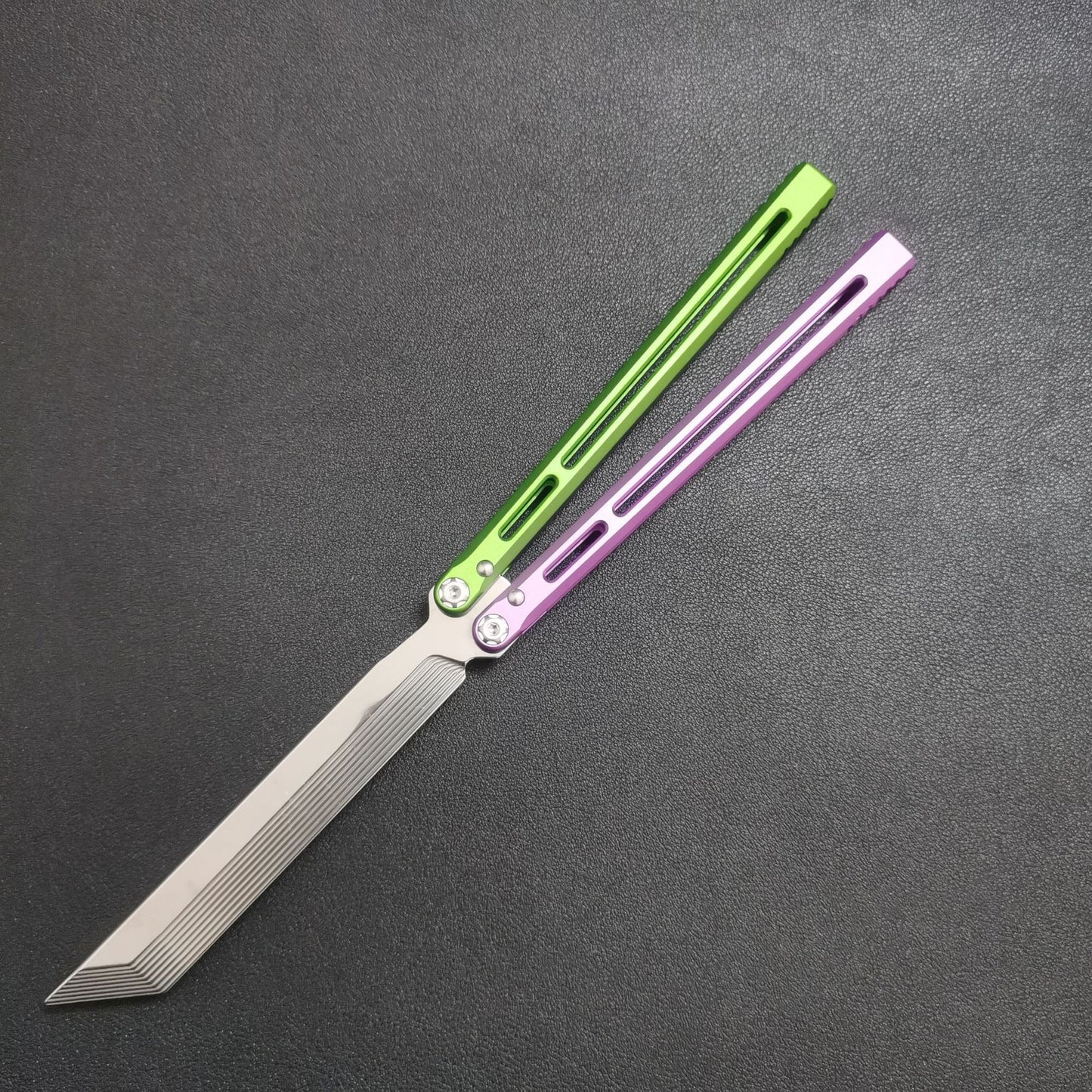 MASALONG Unsharpened Training Butterfly Knife - EDC Practice Balisong Tool