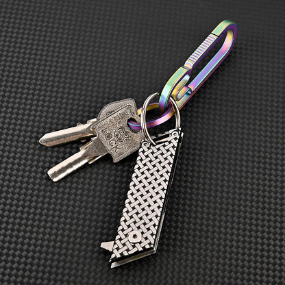 MASALONG MA-TY-047 High hardness D2 steel outdoor folding knife, quick opening self-defense knife, fruit knife, keychain, hanging accessory, disassembly, express delivery knife, sharp edge
