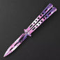 MASALONG Stainless Steel Butterfly Trainer - Smooth EDC Practice Tool MA-TJD-Balis-6
