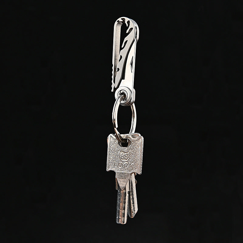 MASALONG MA-TY-073 Titanium alloy Mamba small knife mini unpacking express knife portable keychain pendant portable unboxing small knife sharp self-defense