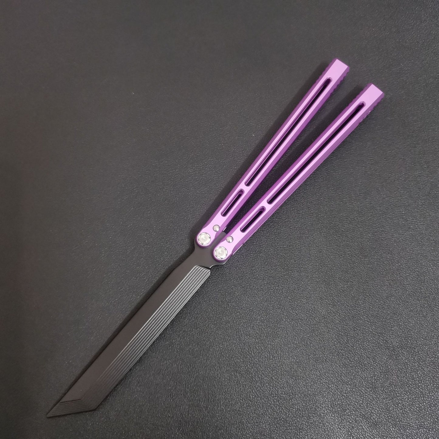 MASALONG Unsharpened Training Butterfly Knife - EDC Practice Balisong Tool