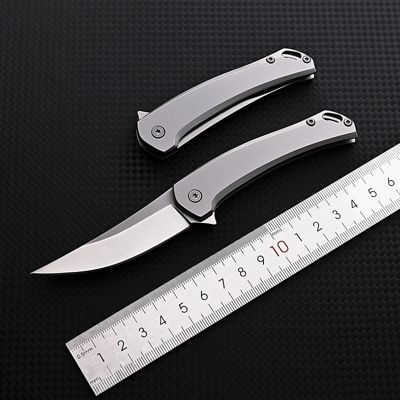 MASALONG MA-TY-014 Rhinoceros Quick Opening Knife High Hardness D2 Steel Outdoor Folding Knife Camping Tactical Self Defense Knife Fruit Knife Box Opening Knife