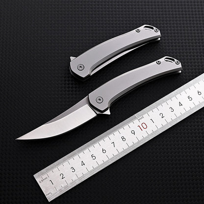 MASALONG MA-TY-014 Rhinoceros Quick Opening Knife High Hardness D2 Steel Outdoor Folding Knife Camping Tactical Self Defense Knife Fruit Knife Box Opening Knife