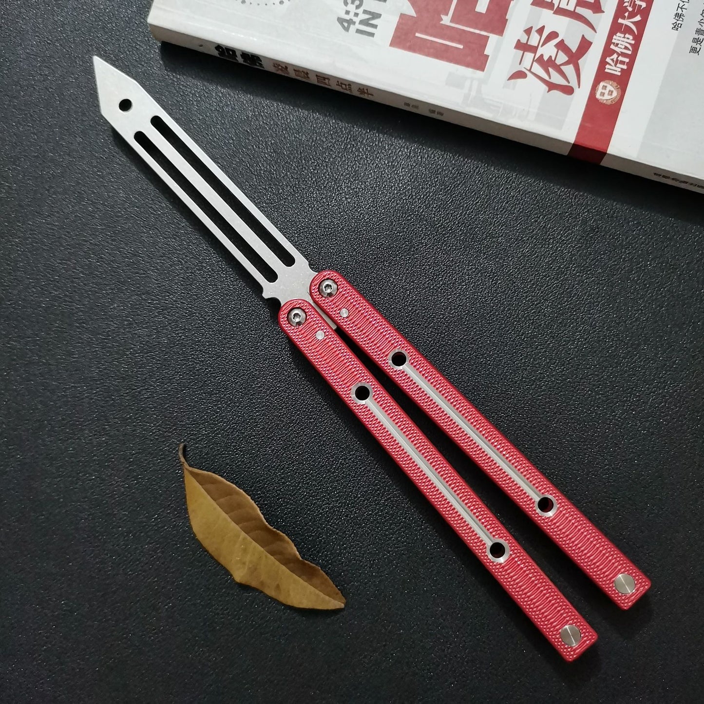 MASALONG Butterfly Trainer - Unbladed Folding Practice Tool Big Fish