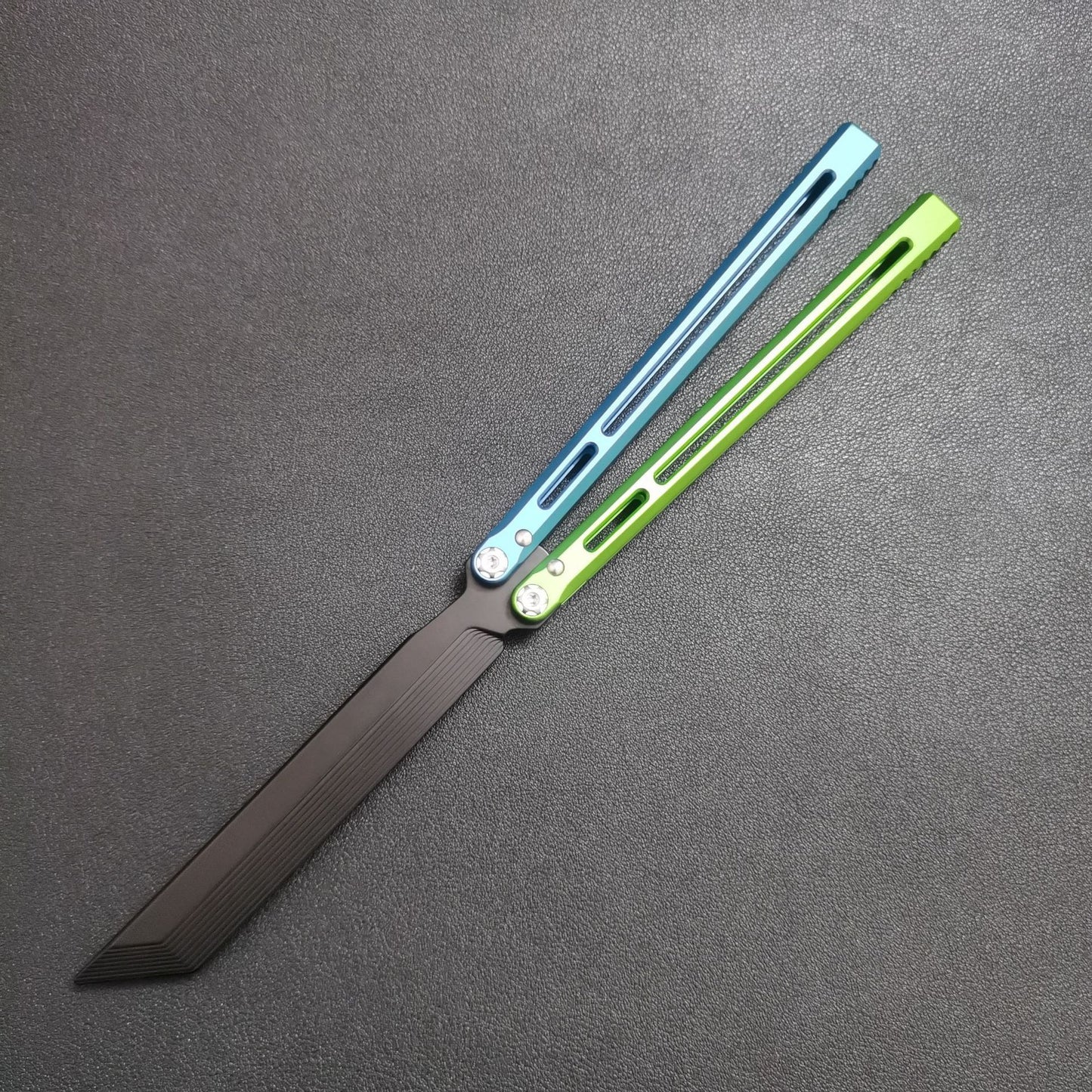 MASALONG Unsharpened Training Butterfly Knife - EDC Practice Balisong Tool