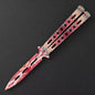 MASALONG Stainless Steel Butterfly Trainer - Smooth EDC Practice Tool MA-TJD-Balis-6