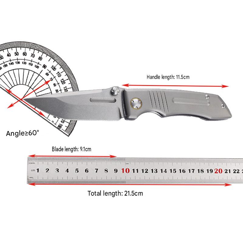 MASALONG VG10 Titanium Folding Knife - Outdoor EDC Utility Tool