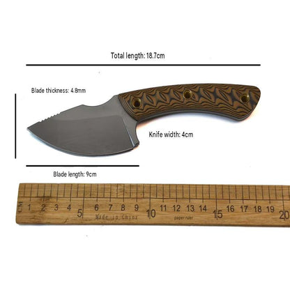 MASALONG USA-10 Fixed Blade Knife - G10 Handle Outdoor EDC Utility KNI-FD-039