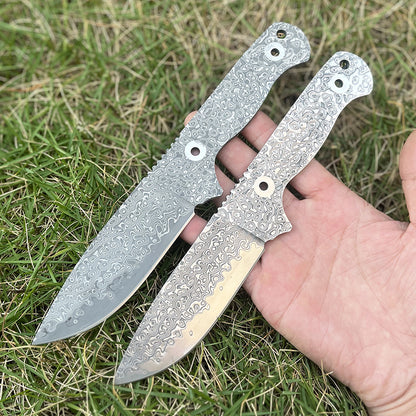 MASALONG DIY Damascus Steel Blade Blank - Semi-Finished Knife Making Project KNI-FD-014