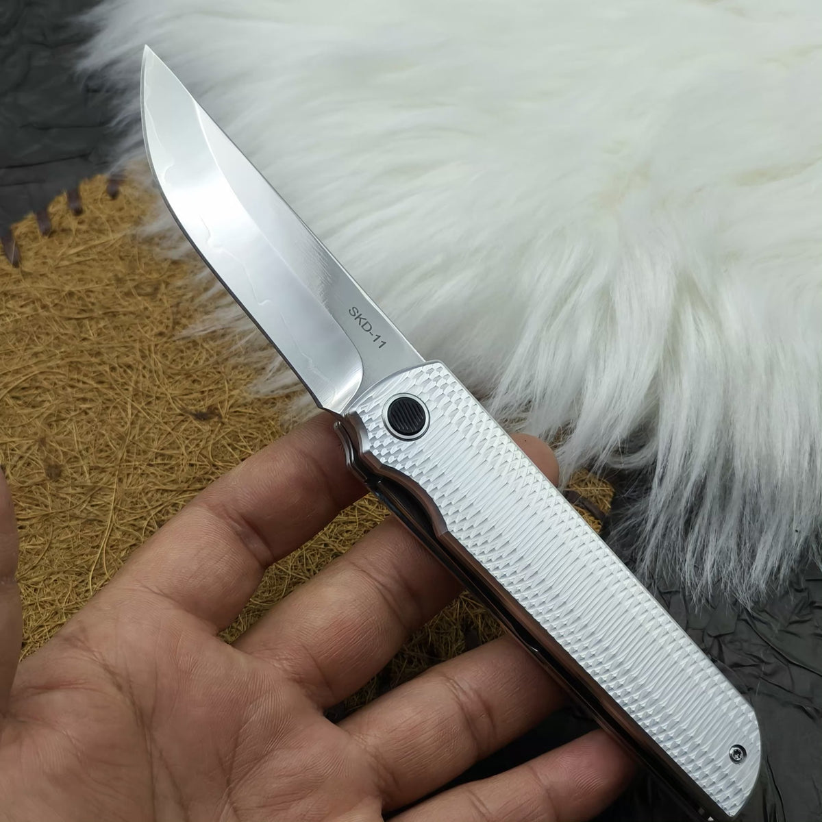 MASALONG SKF-11 Steel Folding Pocket Knife - EDC Camping Utility Tool