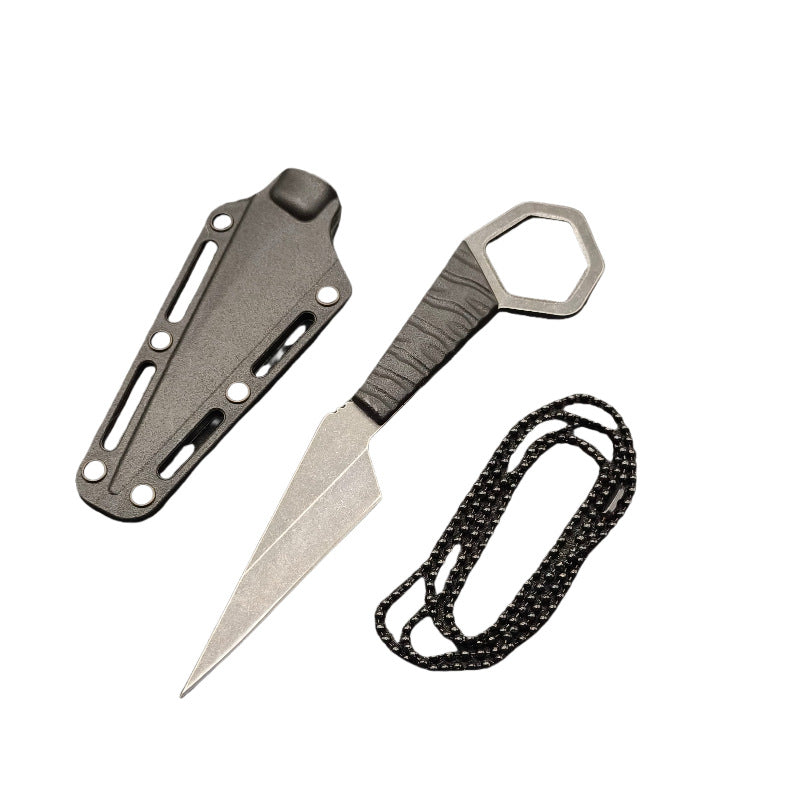 MASALONG Mini Karambit Fixed Blade Neck Knife - EDC Outdoor Utility