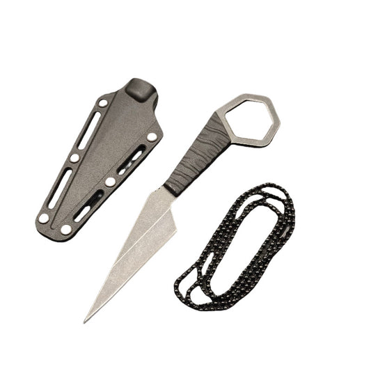 MASALONG Mini Karambit Fixed Blade Neck Knife - EDC Outdoor Utility