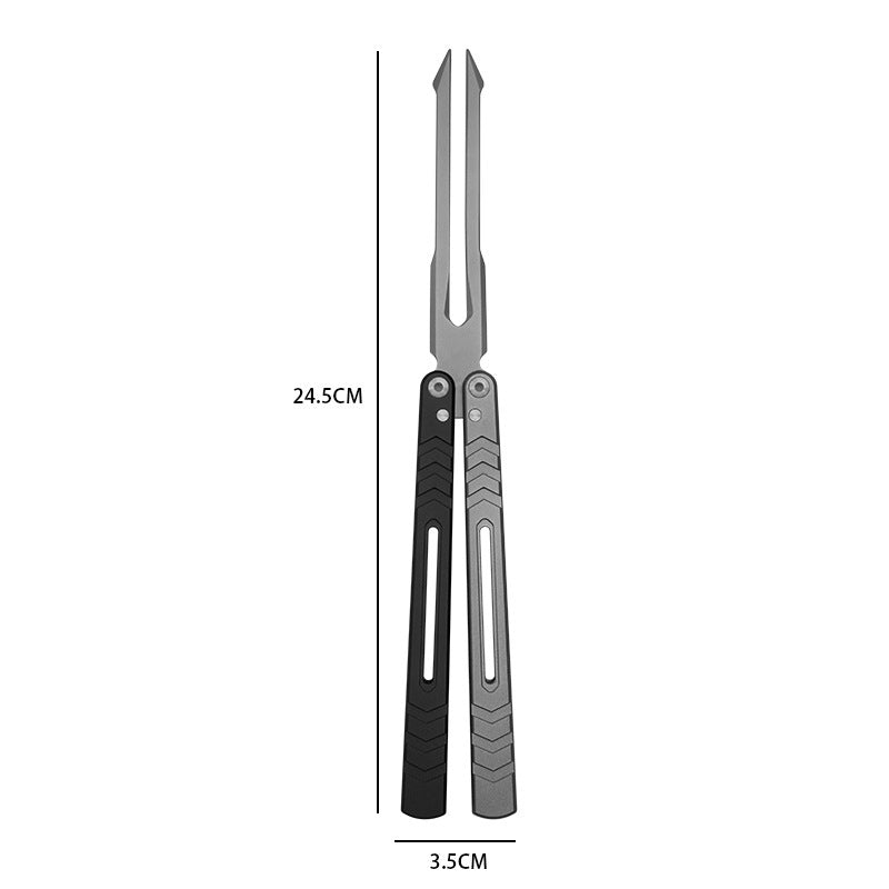MASALONG Aluminum Alloy Flipping Trainer - Unsharpened Practice Tool MA-TJD-Balis-5