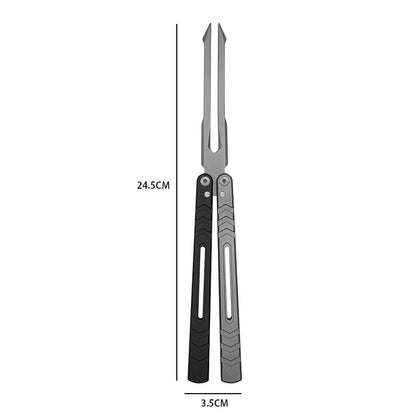 MASALONG Aluminum Alloy Flipping Trainer - Unsharpened Practice Tool MA-TJD-Balis-5