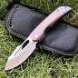 MASALONG M390 Steel Folding Pocket Knife - TC4 Titanium EDC Utility KNI-FD-002