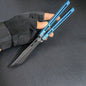 MASALONG Unsharpened Training Butterfly Knife - EDC Practice Balisong Tool