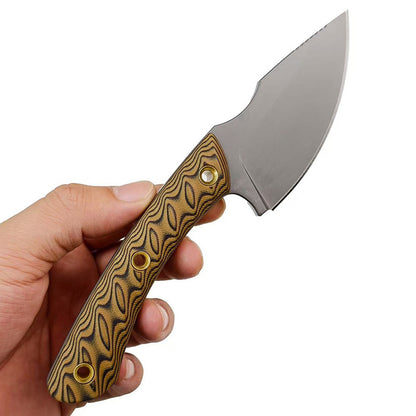 MASALONG USA-10 Fixed Blade Knife - G10 Handle Outdoor EDC Utility KNI-FD-039