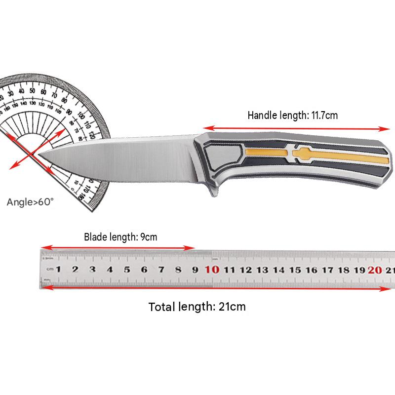 MASALONG VG10 Folding Outdoor EDC Knife - TC4 Titanium Handle Utility Tool KNI-FD-037