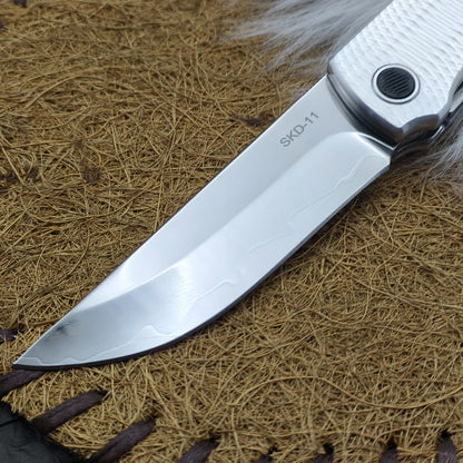 MASALONG SKF-11 Steel Folding Pocket Knife - EDC Camping Utility Tool