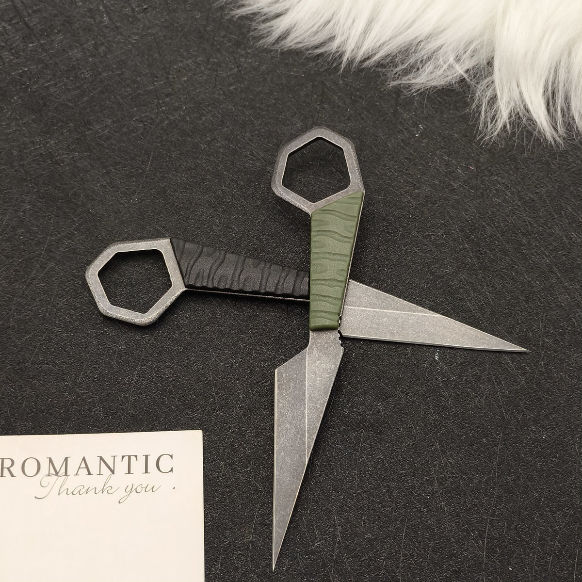 MASALONG Mini Karambit Fixed Blade Neck Knife - EDC Outdoor Utility