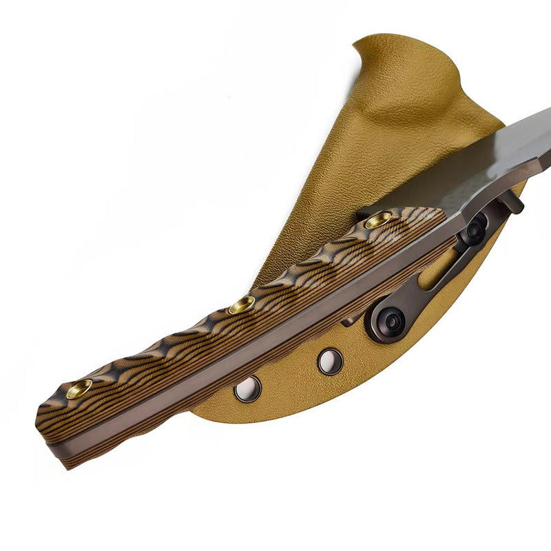 MASALONG USA-10 Fixed Blade Knife - G10 Handle Outdoor EDC Utility KNI-FD-039