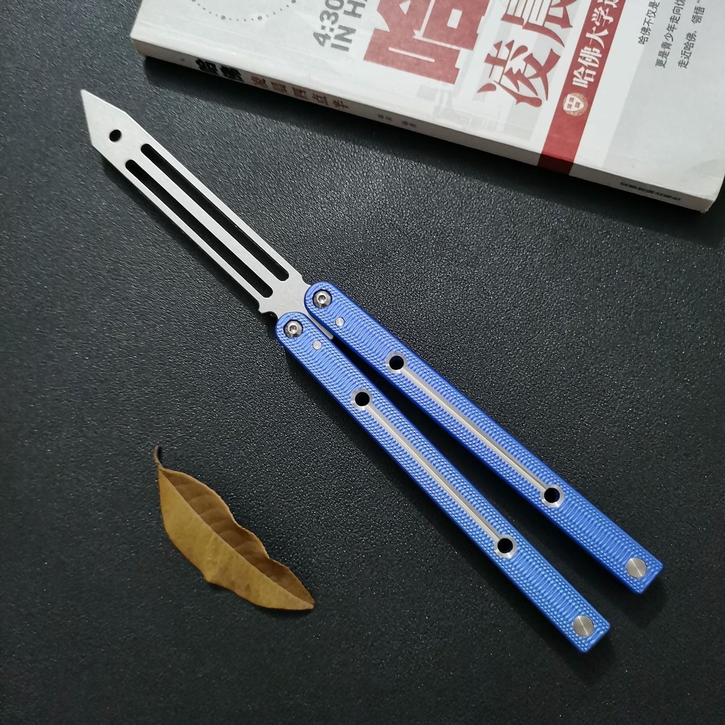 MASALONG Butterfly Trainer - Unbladed Folding Practice Tool Big Fish