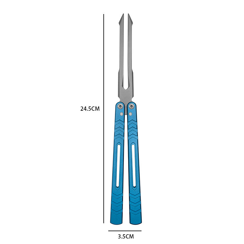 MASALONG Aluminum Alloy Flipping Trainer - Unsharpened Practice Tool MA-TJD-Balis-5