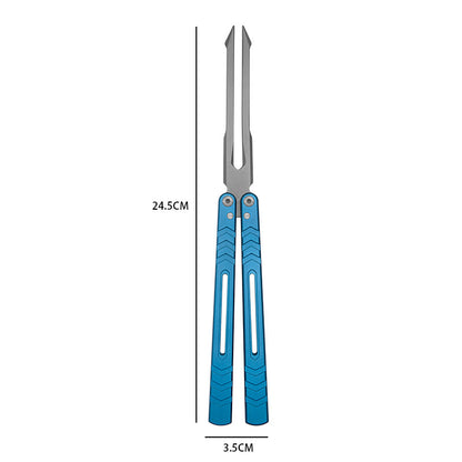 MASALONG Aluminum Alloy Flipping Trainer - Unsharpened Practice Tool MA-TJD-Balis-5